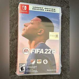 NWT FIFA Soccer Football 22 Legacy Edition, Nintendo Switch video game